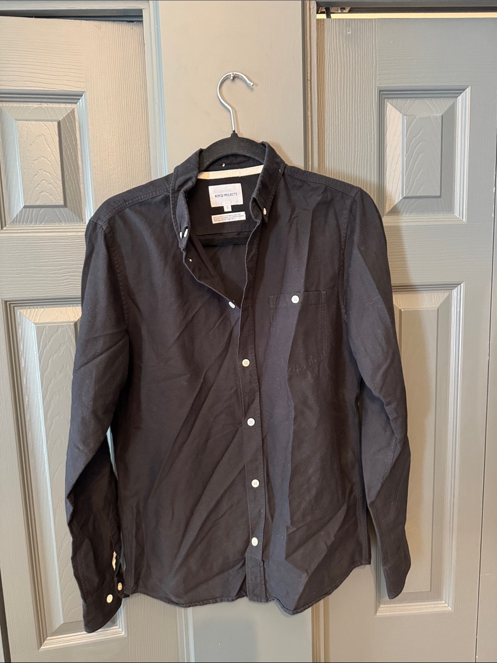 Norse Projects black oxford